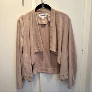 BB Dakota Faux Suede Jacket S Blush